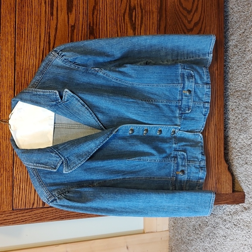 Chaps Denim Jacket-feminine Styling